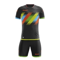 Детски Футболен Екип ZEUS Kit Icon Nero/Arancio Fluo