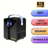 Смарт проектор Q96 E300 - Невероятно домашно кино с Андроид до 100 инча и 120 ANSI лумена