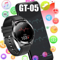 Елегантен Bluetooth смарт часовниk GT-05 унисекс лек и удобен