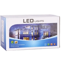LED светеща завеса с дистанционно управление 16 цвята памет