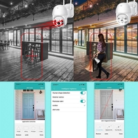 ВЪНШНА КАМЕРА С ДВЕ АНТЕНИ цветно нощно виждане Waterproof Wifi FULL HD 1080P