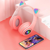Безжични слушалки Cat Ear M2: Съчетание на стил и качество в уникален дизайн с котешки уши
