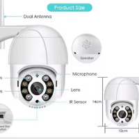 Безжична куполна WiFi камера А0012, 5MP или 8MP