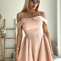 Рокля праскова