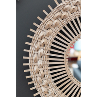 EXOTIC MIRROR WALL BAMBOO NATURAL 70x70x2,5cm PRC