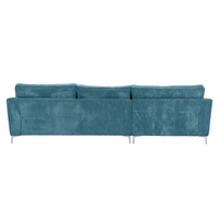 FOREVER SOFA CORNER LEFT EASY CLEAN FABRIC PETROL E1 EU
