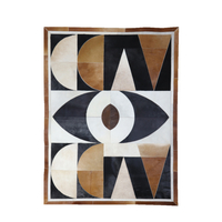 WATCH CARPET LEATHER WOOL BLACK WHITE BROWN BEIGE