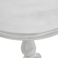 ELA SIDE TABLE ALUMINIUM SILVER 36x36xH61cm IN