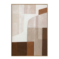 RAGNA PAINTING DECORATIVE 70x100x4 CANVAS MULTICOLOR WOOD NATURAL
