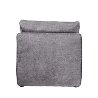 BOX ARMCHAIR EASY CLEAN FABRIC GREY E1 EU