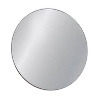 CLARO MIRROR METAL BRASS ANTIQUE 76x76x8cm E1 IN