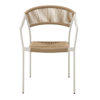 MAGIC ARMCHAIR ALUMINIUM WHITE NATURAL 56x59,5xH80cm PRC