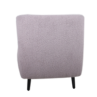 ONE & ONLY ARMCHAIR FABRIC GREY WOOD BLACK 1 PRC