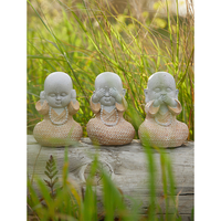 BULU DECO POLYRESIN TERRACOTTA GREY 9,5x7,5xH13cm