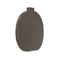 FLAT VASE CERAMIC GREY MATTE 31x4xH32cm PRC