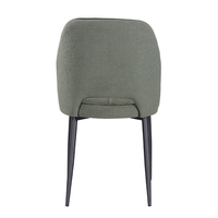 BOUTON CHAIR FABRIC OLIVE GREEN METAL BLACK PRC