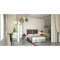 INTERNO BEDBASE WITH STORAGE 160x200cm FABRIC GREY