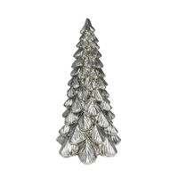 ABIES DECO TREE POLYRESIN SILVER 16x16xH30cm PRC
