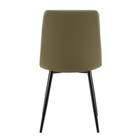 CARRE CHAIR FABRIC OLIVE GREEN METAL E1 PRC