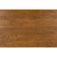 ARCO TABLE WOOD ACACIA WALNUT METAL BLACK IN