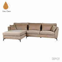 FOREVER SOFA CORNER LEFT EASY CLEAN FABRIC CAMEL E1 EU