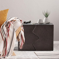 ABRACO SIDE TABLE SET 2PCS MOCCA 60x30xH46cm PRC