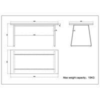 ALE TABLE HONEYCOMB CEMENT BLACK E1 PRC