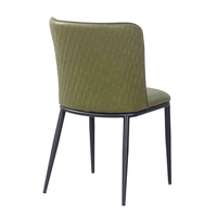 COUTURE CHAIR FABRIC OLIVE GREEN METAL BLACK PRC