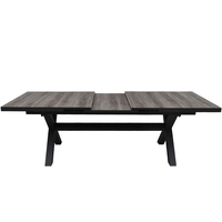 SORPRESA TABLE ALUMINIUM GREY GREY DARK 202x101xH7