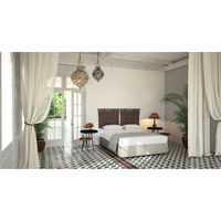 HANG HEADBOARD PILLOW SET 2PCS FABRIC GREY BROWN T