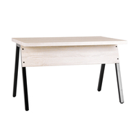 ALPHA DESK HONEYCOMB SONOMA BLACK 120x76xH74cm E1 PRC