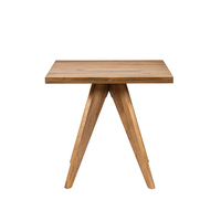 CARRE TABLE WOOD MANGO WALNUT IN