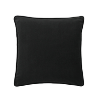COCKATOO DECOR CUSHION VELVET GREY WHITE BLACK 45x