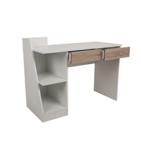TRIGOT 2 DESK BOOKCASE MELAMINE SONOMA WHITE 110x50xH85cm E1 EU