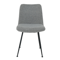 ABRAZO CHAIR FABRIC GREY LIGHT METAL BLACK E1 PRC