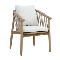 CORDA CHAIR CUSHION WOOD ACACIA NATURAL WHITE 63,5