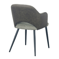 ASCOT CHAIR EASY CLEAN FABRIC GREEN METAL BLACK E1 PRC
