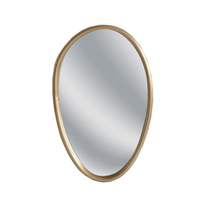 STONE GOLD MIRROR WALL METAL GOLD MAT 26x2,5xH40,6cm PRC