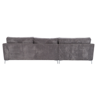 FOREVER SOFA CORNER LEFT EASY CLEAN FABRIC GREY E1 EU