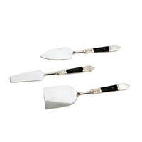 ROYAL SERVING SET STEEL RESIN BLACK 16,5x5xH0,5cm