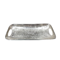 VOBIS TRAY ALUMINIUM SILVER 14x40xH5cm IN