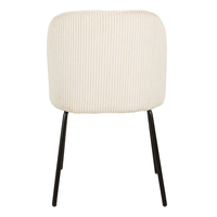 VOTSALO CHAIR FABRIC CREAM METAL BLACK E1 PRC