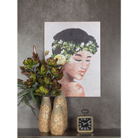 SPRING LADY 1 PAINTING CANVAS MULTICOLOR 60x80xH3,