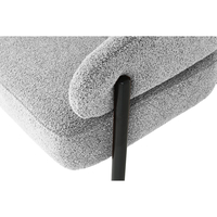 MORITZ ARMCHAIR FABRIC GREY METAL BLACK E1 PRC