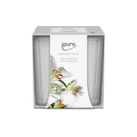 IPURO ESSENTIALS WHITE LILY CANDLE 125gr
