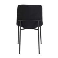 VIENNA CHAIR FABRIC BLACK METAL BLACK E1 PRC