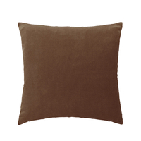 SERI DECOR CUSHION VELVET BROWN 45x45cm PRC