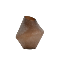 SAHARA VASE GLASS BEIGE D23x26 PRC