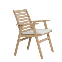 ETOILE CHAIR CUSHION WOOD ACACIA NATURAL WHITE 61x59x86.5 VN