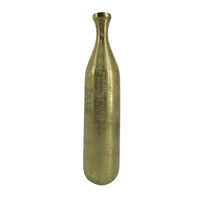 DAZZLE BOTTLE ALUMINIUM GOLD D13xH46cm IN